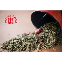 Herbata zielona sencha ŻURAWINOWA